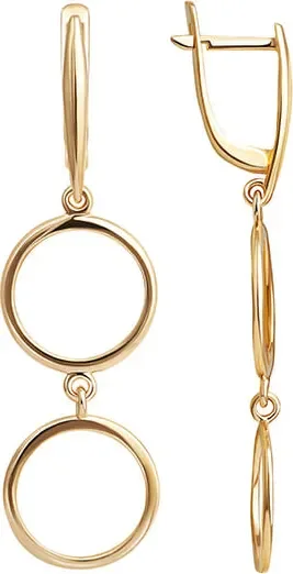 Серьги из красного золота Кристалл CM32800226773