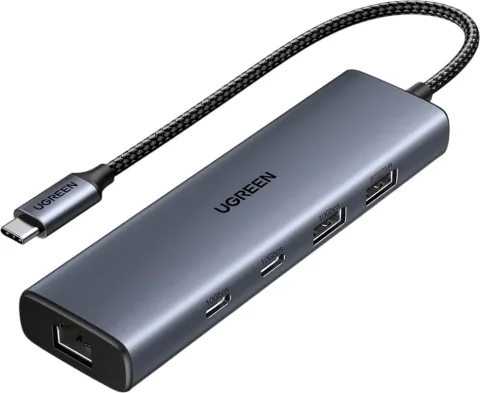 Док-станция для ноутбука Ugreen CM512 / 45320 (серый космос)