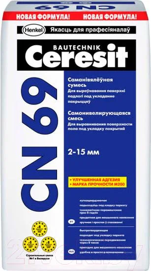 Самонивелирующаяся смесь Ceresit CN 69 (25кг)