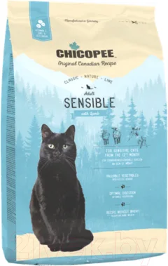 Сухой корм для кошек Chicopee CNL Sensible с ягненком (15кг) — фото 1