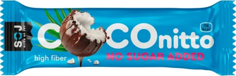 Набор протеиновых батончиков SOJ Coconitto Кокосовый (20x40г, ванильно-сливочный)