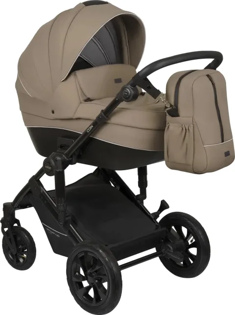 Детская универсальная коляска INDIGO Coin 2в1 (темно-бежевый)