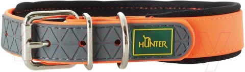 Ошейник HUNTER Collar Convenience Comfort / 63095 (45/S-M, неоновый оранжевый)