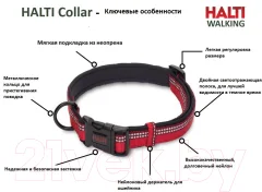Ошейник Halti Collar / HC002 (XS, черный) — фото 3