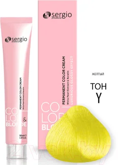 Крем-краска для волос Sergio Professional Color&Blonde Yellow (100мл) — фото 2