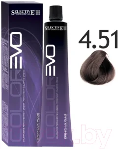 Крем-краска для волос Selective Professional Colorevo 4.51 / 84451 (100мл, каштановый темный шоколад) — фото 1