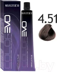Крем-краска для волос Selective Professional Colorevo 4.51 / 84451 (100мл, каштановый темный шоколад) — фото 3