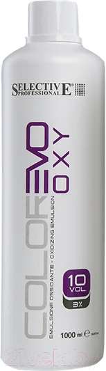 Эмульсия для окисления краски Selective Professional Colorevo Oxy 10 vol 3% (1л) — фото 1