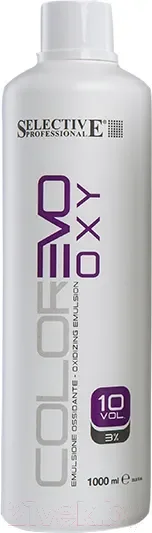 Эмульсия для окисления краски Selective Professional Colorevo Oxy 10 vol 3% (1л) — фото 3