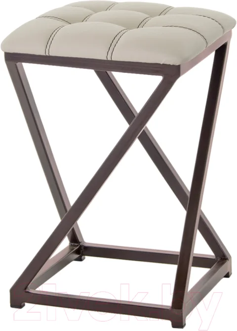 Табурет AMC Comfort 8К2.3 (кожзам бежевый/коричневый)