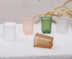 Набор вазонов BOTANICA Compact квадратный (5x6.5см, зеленый) — фото 4
