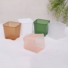 Набор вазонов BOTANICA Compact квадратный (9.5x9.5см, зеленый) — фото 5