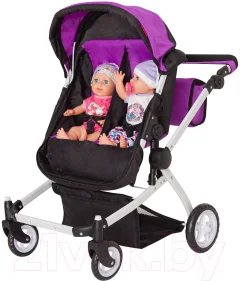 Коляска для куклы Carrello Connect / 9651A (Purple) — фото 5