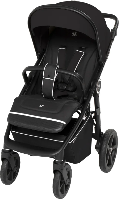 Детская прогулочная коляска Sweet Baby Contente Plus Basic (черный)