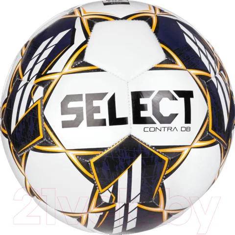 Футбольный мяч Select Contra v23 / 0855160600 (размер 5, белый/фиолетовый)