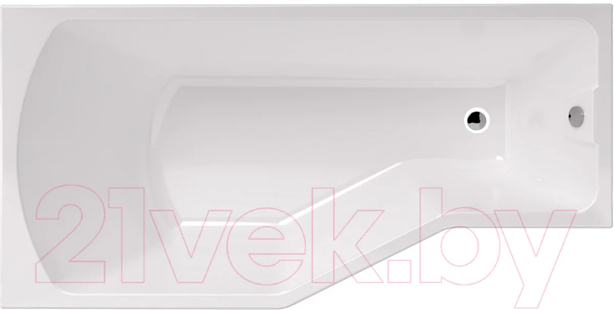 Ванна акриловая 1Марка Convey 150x75 L (с ножками)