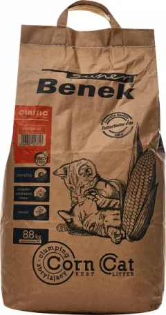 Наполнитель для туалета Super Benek Corn Cat (14л/8.8кг) — фото 8