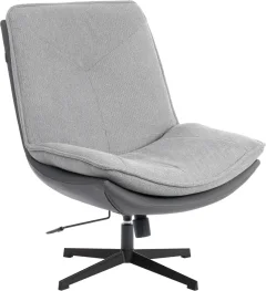 Кресло мягкое Tetchair Cosmo (светло-серый/графит) — фото 1