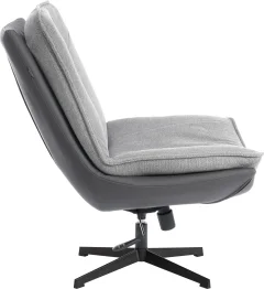 Кресло мягкое Tetchair Cosmo (светло-серый/графит) — фото 3