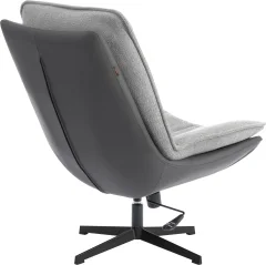 Кресло мягкое Tetchair Cosmo (светло-серый/графит) — фото 5