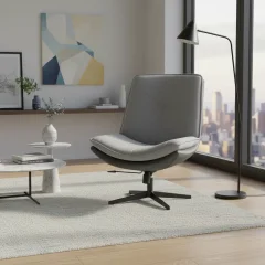 Кресло мягкое Tetchair Cosmo (светло-серый/графит) — фото 8