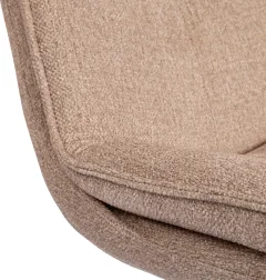 Кресло мягкое Tetchair Cosmo (велюр/букле, VT shape latte) — фото 8
