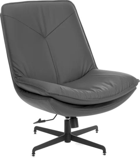 Кресло мягкое Tetchair Cosmo экокожа (графит)