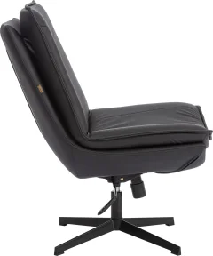 Кресло мягкое Tetchair Cosmo (экокожа Sharp черный) — фото 2