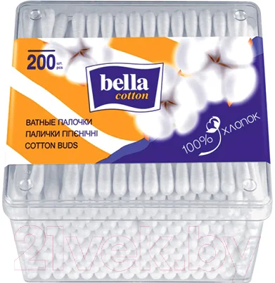 Ватные палочки Bella Cotton (200шт)