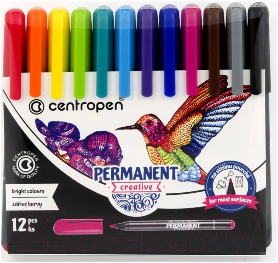 Набор маркеров Centropen Creative 2896 / 6 2896 1201 (12шт)