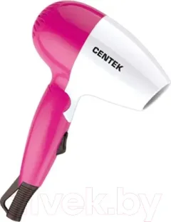 Компактный фен Centek CT-2229 (белый/розовый) — фото 7