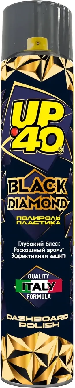 Полироль для пластика CityUp CU-3840-Ваниль (750мл, черный бриллиант)