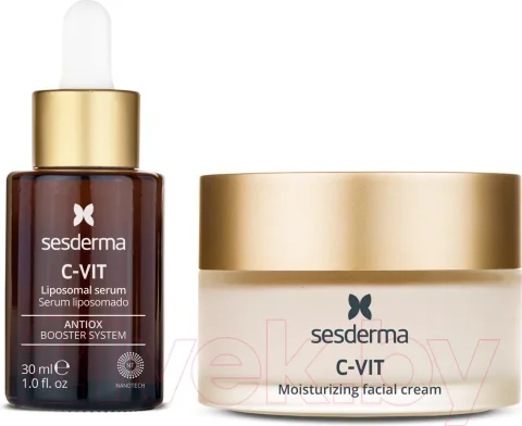 Набор косметики для лица Sesderma C-Vit Крем для лица 50мл + Сыворотка для лица 30мл