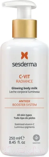 Молочко для тела Sesderma C-Vit Для сияния кожи (250мл) — фото 5