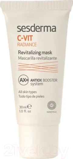 Маска для лица кремовая Sesderma C-Vit Ревитализирующая (30мл) — фото 5