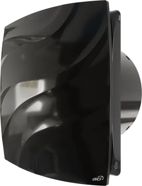 Вентилятор накладной ERA D120 Wave Black classic