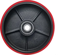 Колесо для тележки складской Longway D200 PU 200x50 — фото 2