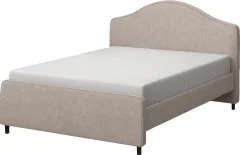 Полуторная кровать Sonit Dana 140x200 шенилл Eclipse (01 светло-бежевый) — фото 1