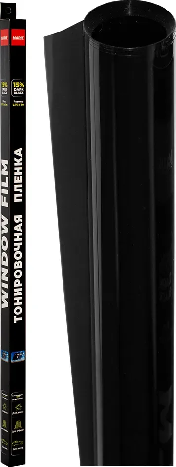 Пленка тонировочная для авто Mapis Dark Black- 15% 0.75мx3м / MAP-96215