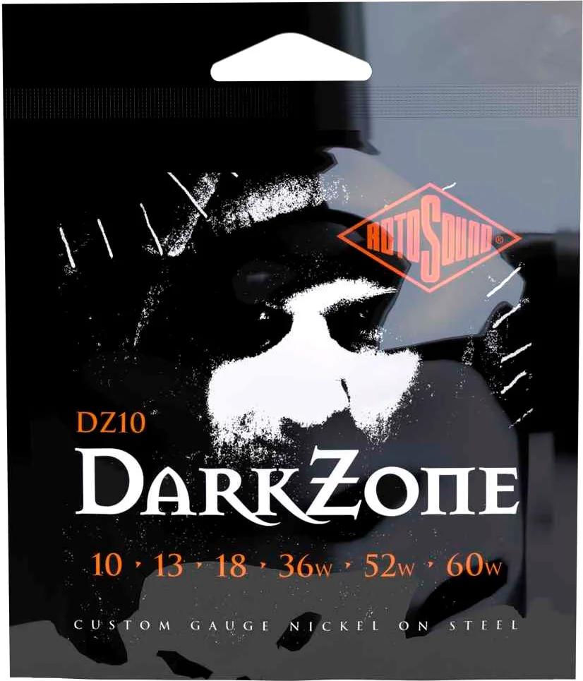 Струны для электрогитары Rotosound Dark Zone Custom Gauge