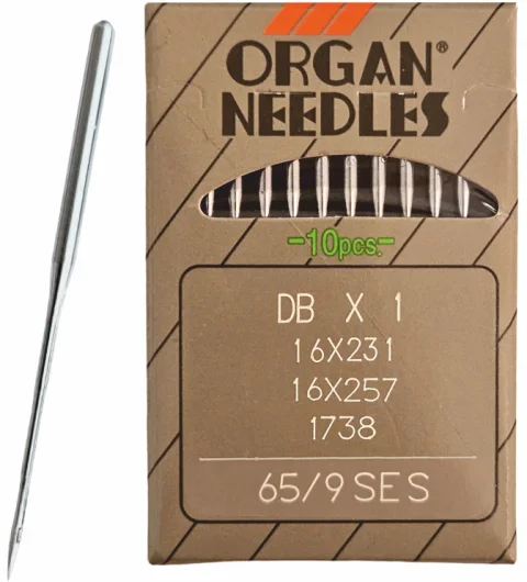Набор игл для промышленной швейной машины Organ DBx1 65 SES (для трикотажных тканей)