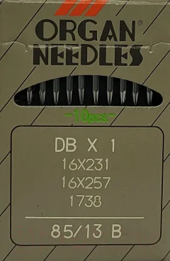 Набор игл для промышленной швейной машины Organ DBx1 85 B (SUK) ORG-10 (для высокоэластичных тканей) — фото 1