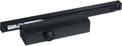 Доводчик с рычагом Notedo DC 025-095 SL+HO+DA+BC Pro (черный)