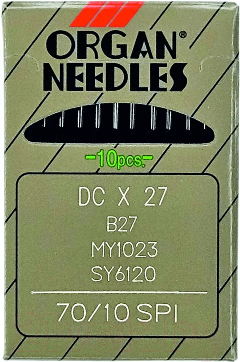 Набор игл для промышленной швейной машины Organ DCx27 70 SPI ORG-10