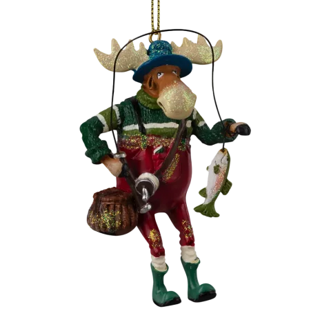 Елочная игрушка Erich Krause Decor. Лось-рыбак / 53562