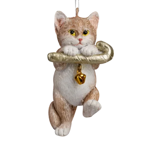 Елочная игрушка Erich Krause Decor. Котик с бубенчиком / 64561