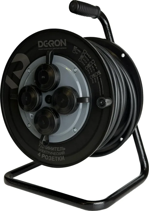 Удлинитель на катушке DEKRON DEK0906-0012