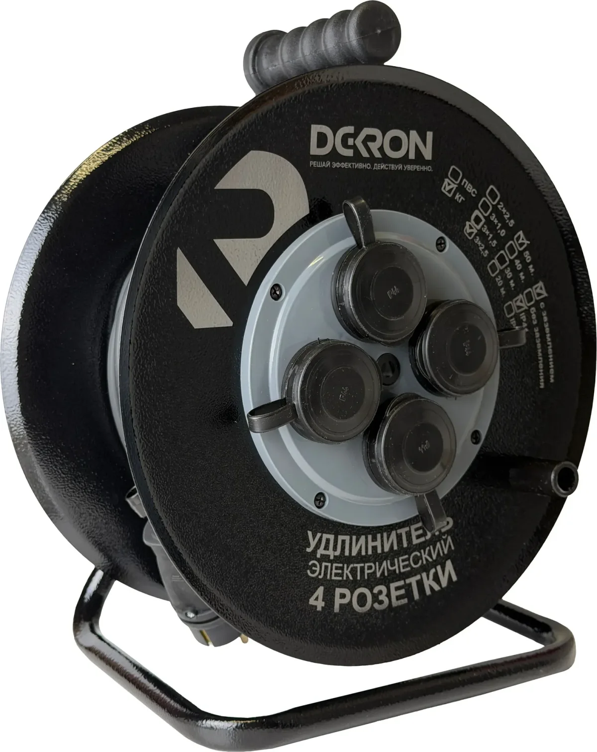 Удлинитель на катушке DEKRON DEK0906-0016