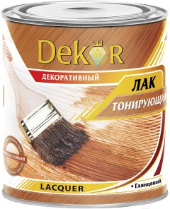 Лак Dekor Тонирующий декоративный для дерева (1.8кг, бесцветный) — фото 1