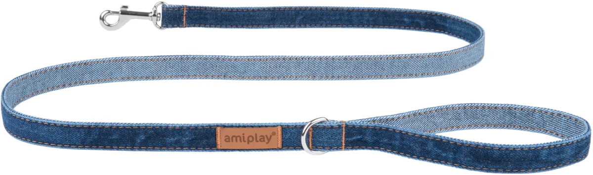 Поводок Ami Play Denim L / 124981 (темно-синий)